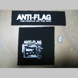 Anti Flag potlačená nášivka  (po krajoch neobšívaná)